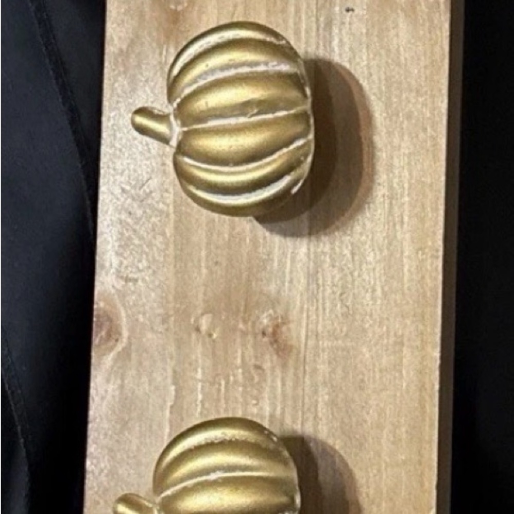 Ashland Gold Pumpkin Wall Decor Hooks